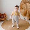 Quần yếm đùi bé trai - Kaki BCT433202