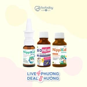[MINIGAME Orgabie] Combo 3 món bảo vệ sức khoẻ Nippikid và Bảo Phế Nhi