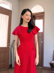 ĐẦM TUYẾT NHUNG MÃ 02 ĐỎ