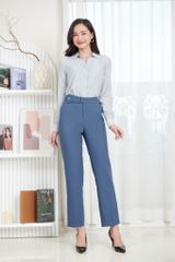 QUẦN COTTON LẠNH TUYẾT SUÔNG NƠ XANH