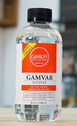 10058  Gamblin - GAMVAR GLOSS (ORIGINAL) 8.5 fl oz (250ml)