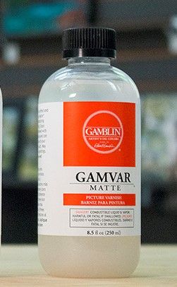 10708  Gamblin - GAMVAR MATTE 8.5 fl oz (250ml)