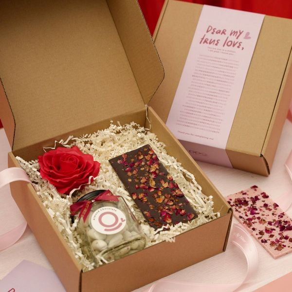  Trìu Mến - Set quà hạnh nhân và thanh bark dành cho người thương 