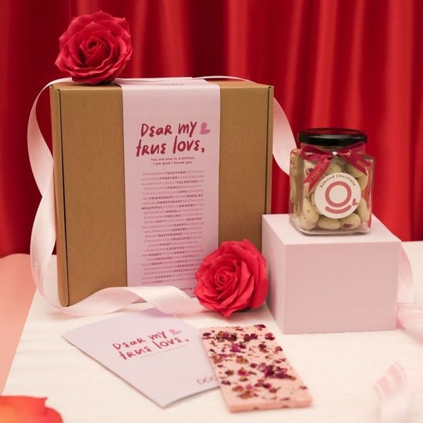  Trìu Mến - Set quà hạnh nhân và thanh bark dành cho người thương 