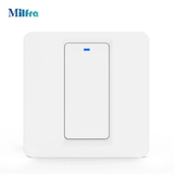 Milfra KS-612 EU Smart WiFi control switch wall light switch 1 gang switch work for Amazon Alexa