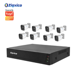 Combo trọn bộ 8 Cameras IP 5M Kết nối dây + 1 NVR 9 kênh