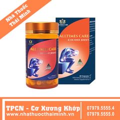 Alltimes Care 4 In One Joint (Hộp 60 viên) - Viên Uống giảm đau khớp, thoái hóa khớp