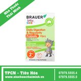 BRAUER Baby & Child DAILY DIGESTION & REGULARITY PROBIOTIC (30 gói) - Men vi sinh và chất sơ bổ sung hằng ngày