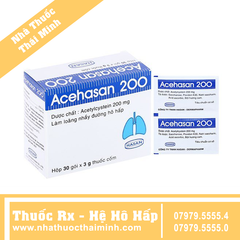 Thuốc Acehasan 200mg - Điều trị rối loạn bài tiết chất nhầy (30 gói)