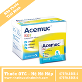 Thuốc Acemuc Kids 200mg Sanofi long đàm, tiêu nhầy, giảm ho (30 gói x 1g)