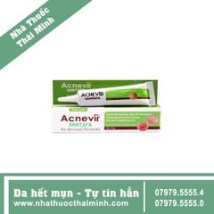 Acnevir Santafa (xanh), hỗ trợ cải thiện tình trạng viêm, đỏ của mụn mủ