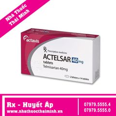 ACTELSAR 40MG (2 vỉ x 14 viên) -  Điều Trị Tăng Huyết Áp Vô Căn
