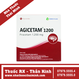 Thuốc Agicetam 1200 - điều trị các tổn thương ở não (3 vỉ x 10 viên)