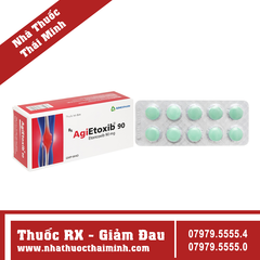 Thuốc AgiEtoxib 90mg - Giảm đau, kháng viêm xương khớp (3 vỉ x 10 viên)