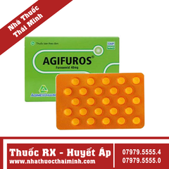 Thuốc Agifuros 40mg - Dùng trong phù phổi cấp, tim, gan (250 viên)