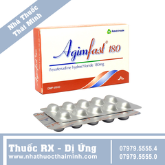 Thuốc Agimfast 180mg - Điều trị viêm mũi dị ứng (2 vỉ x 10 viên)
