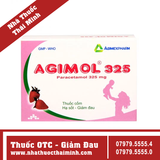 Thuốc cốm Agimol 325 giảm đau, hạ sốt (30 gói x 1.6g)