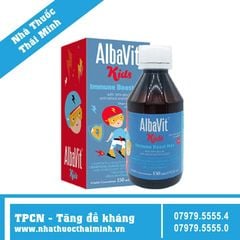 Albavit Kids Immune Boost Max (150 ml) - Siro Tăng cường sức đề kháng cho bé