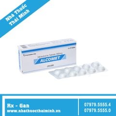 ALCOMET 500MG - Viên Uống Giải Độc Rượu, Gan Nhiễm Mỡ Do Rượu (Hộp 3 vỉ x 10 viên)