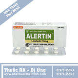 Thuốc Alertin 10mg trị viêm mũi dị ứng, nổi mề đay, ngứa (3 vỉ x 10 viên)