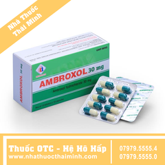 Thuốc Ambroxol 30mg - Điều trị bệnh đường hô hấp (10 vỉ x 10 viên)