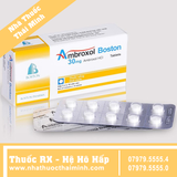 Thuốc Ambroxol Boston 30mg hỗ trợ điều trị viêm phế quản (30 viên)