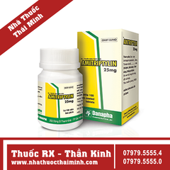 Thuốc Amitriptylin 25mg - Điều trị bệnh trầm cảm (100 viên)