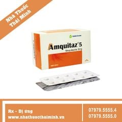 Thuốc AMQUITAZ 5 - Điều Trị Dị Ứng, Ngứa, Mề Đay (10 vỉ x 10 viên)