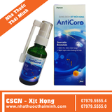 Dung dịch xịt mũi họng Anti Coro (30ml)