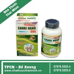 CANXI NANO DHA (Hộp 60 viên) - Bổ Sung Canxi Cho Cơ Thể