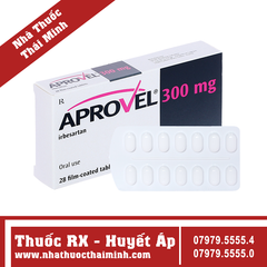 Thuốc Aprovel 300mg Sanofi điều trị tăng huyết áp (2 vỉ x 14 viên)