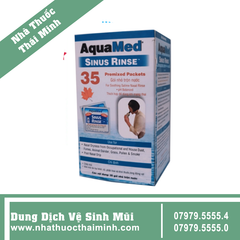 MUỐI RỬA MŨI AQUAMED SINUS RINSE 35 GÓI