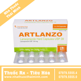 Thuốc Artlanzo - điều trị viêm loét dạ dày, tá tràng (3 vỉ x 10 viên)