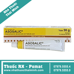 Thuốc bôi Asosalic Replek điều trị sừng hóa, khô da (30g)