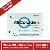Thuốc Aticolcide 8 - điều trị các bệnh lý về cột sống (2 vỉ x 10 viên)