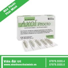 AXOL PROCTO (Hộp 2 vỉ x 5 viên) - Viên Đặt Hậu Môn