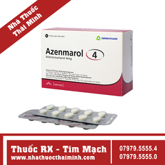Thuốc Azenmarol 4 - Phòng và trị huyết khối (10 vỉ x 10 viên)
