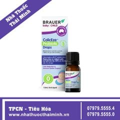 BRAUER Baby & Child ColicEze Probiotic Drops-Men (7,5mL) - Vi sinh dạng lỏng hỗ trợ giảm đau bụng