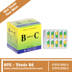 Thuốc B Complex C - dự phòng và bổ sung thiếu hụt vitamin nhóm B, C tan trong nước (100 viên)