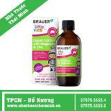 Brauer Baby & Kids Liquid Calcium with Magnesium & Zinc (200ML) - Hổ trợ xương, răng chắc khỏe