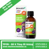 Brauer Baby & Kids Liquid Vitamin C (100ML) - Hổ trợ tăng cường sức đề kháng