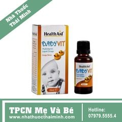 Baby Vit Drop cung cấp các vitamin cho trẻ