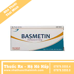 Thuốc Basmetin 6mg - Hỗ trợ điều trị hen, viêm khớp (2 vỉ x 10 viên)