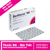 Thuốc Berlthyrox 100 - Điều trị nhược giáp, bướu giáp lành (4 vỉ x 25 viên)