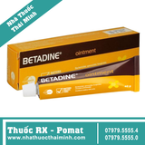 Thuốc mỡ bôi da Betadine 10% sát khuẩn vết loét tuýp 40g
