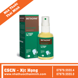 Xịt họng Betadine - Điều trị nhiễm trùng cấp tính niêm mạc miệng, họng (50ml)