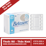 Thuốc Betaserc 24mg - Hỗ trợ điều trị hội chứng chóng mặt (50 viên)