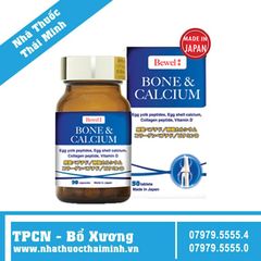 BEWEL BONE & CALCIUM (Hộp 90 viên) - Bổ Xương, Tăng Chiều Cao