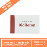 Thuốc Bidiferon 160.2mg - Hỗ trợ điều trị thiếu máu (10 vỉ x 10 viên)