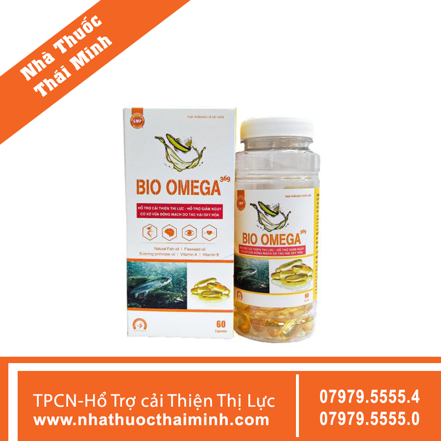 VIÊN UỐNG DẦU CÁ BIO OMEGA 369 Nhà thuốc Thái Minh